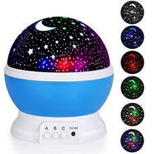 Load image into Gallery viewer, LED starry Night Light Projector Lamp For Baby And Children Sleep Room Interesting Light Shot Modern Lamp
