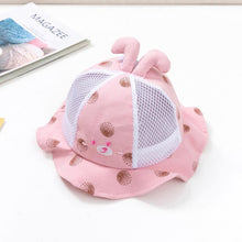 Load image into Gallery viewer, Baby Sun Hat Heart Print Baby Boy/Girl Hat Outdoor Kids Bucket Hat Children Hat Baby Beach Caps Beanie For Girls
