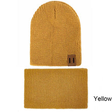 Load image into Gallery viewer, Modern Baby Set Hat Cap and Scrif And Snood  Warm Hat Scarf Caps Scarves Knit Hats For Kids
