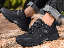 Load image into Gallery viewer, Brand Men Winter Snow Boots Waterproof Leather Sneakers Super  Warm Men's Boots Outdoor Male Hiking Boots Work Shoes Size 39-47
