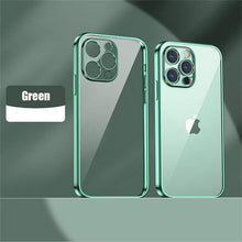 Load image into Gallery viewer, Elegant Unisex Clear Transparent Soft Case For iPhone 13 Pro Max 12 11 13Pro 14 Shockproof Ultra Thin Bumper Cover Luxury Cover Back Cover for iPhone
