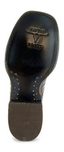 Load image into Gallery viewer, Brown Caiman Belly Print Men's Cowboy Boots H4001
