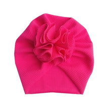 Load image into Gallery viewer, Flower Baby Hat Soft Cotton Hat Turban for Baby Girl Infant Toddler Newborn Baby Cap Headwraps
