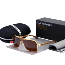 Load image into Gallery viewer, Brand Designer Driving Sunglasses for Men Polarized Sunglasses Men in Aviation Retro Design With High Quality  Full Metal Frame  and UV400 Protection
