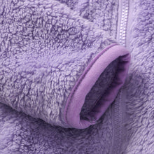 Load image into Gallery viewer, New Winter Trend Warm Newborn Baby Boy Solid Hooded Baby Romper Warm Coat Fleece Jumpsuit Infant Outwear For Boys And Girls
