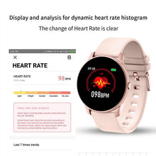 Load image into Gallery viewer, New Waterproof Smart Watch For Women With Heart Rate Monitoring Health Smart Watch Options and Pedometer Fitness Tracker Smart Bracelet For Sport and Fitness

