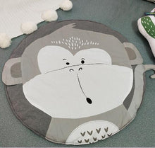 Load image into Gallery viewer, Creative Elephant Design Baby Play Mat  Round Carpet Cotton Animal Play Mat Newborn Infant Crawling Carpet For Baby Kids
