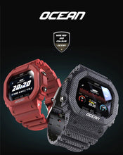 Load image into Gallery viewer, Military Ocean Army Smart Watch For Menand Woman For  Fitness and Sport With Tracker Blood Pressure Message Push Heart Rate Monitor and Clock Smartwatc For Android
