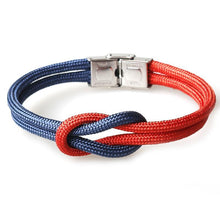 Load image into Gallery viewer, New Elegant Fashion Multi-Layer Concentric Modern Knot Rope Men Anchor Luxury Bracelet Charm Fine Bracelets For Women Fold Over Clasp Navy Style Jewelry
