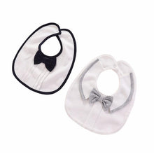 Load image into Gallery viewer, Modern Luxury Baby Bibs For Boys Cotton Newborn Bow Baby Girls Bibs Cute Boys Burp Cloth Infant Saliva Towels
