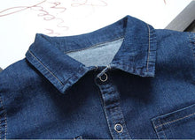 Load image into Gallery viewer, Modern Baby Newborn Jeans Style Romper and Jumpsuit Cartoon Jumpsuit Baby Boy Clothes
