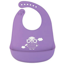 Load image into Gallery viewer, Adjustable Oil-proof  Food Grade Silicone Drool bib Soft And Comfortable Saliva Towel Lunch Baby Bib For Babies and Kids
