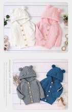 Load image into Gallery viewer, Autumn Infant Hooded Knitting Outwear coat / Jacket For Newborn Baby Boys GirlIn Modern New Elegant Design
