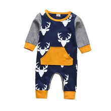 Load image into Gallery viewer, Modern Printed Baby Boys and Girls Romper Cotton Long Sleeve Jumpsuit for Infant Clothing Newborn Baby Kids
