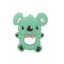 Load image into Gallery viewer, Food Grade Silicone Teethers Animal Fox Koala  Teether  Baby Silicone Chew Charms Kids Teething Gift Toddler Toys
