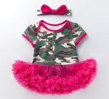 Load image into Gallery viewer, Pink Baby Luxury Bodysuit Infant Girls Princess Puffy Dress Baby Gown Party Wedding Excellent Girls Gift
