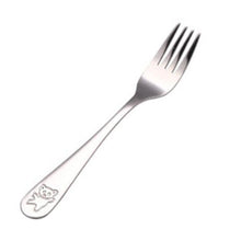 Load image into Gallery viewer, Baby Gadgets Tableware Set Children Utensil Stainless Steel Toddler Dinnerware Cutlery Cartoon Infant Food Feeding Spoon and Fork
