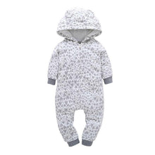 Load image into Gallery viewer, Modern High Quality Newborn Infant Baby Clothes Fleece Jumpsuit Boys Romper Hooded Jumpsuit Bear For Kids
