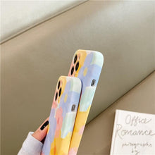 Load image into Gallery viewer, Cute Colorful Flowers Phone Case For iPhone 13 Pro Max 12 Mini 11 X XS XR 7 8 Plus Fashion Floral Soft Shockproof Cover Clear Cute Floral Design Back Cover
