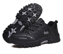Load image into Gallery viewer, Brand Men Winter Snow Boots Waterproof Leather Sneakers Super  Warm Men's Boots Outdoor Male Hiking Boots Work Shoes Size 39-47
