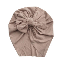 Load image into Gallery viewer, Newborn Baby Boy Girl Turban Cotton Beanie Winter Warm Soft Cap For Kids In Elegant Modern Style For Baby Girls
