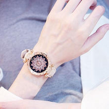 Load image into Gallery viewer, Women Elegant Popular Watch Set Starry Sky Ladies Bracelet Watch Casual Leather Sports Quartz Wristwatch For Women and Girls
