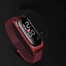 Load image into Gallery viewer, STEVVEX Men's Business Electronic Watch Simple Luxury Steel Belt Folding Buckle Sports Digital Watch For Men and woman
