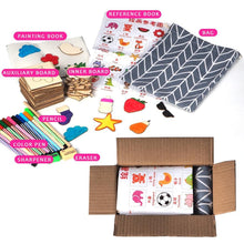Load image into Gallery viewer, 100Pcs Baby Toys Drawing Toys Coloring Board Children Creative Doodles Early Learning Education Toy Boy Girl Learn Drawing Tools
