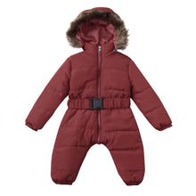 Load image into Gallery viewer, Winter Clothes For Infant Baby Hooded Warm Thick Snowsuit Jumpsuit Romper for Boys and Girls  Style
