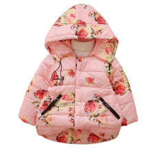 Load image into Gallery viewer, Modern Designer New Winter Baby Outerwear Hooded Printed Cotton Padded Jacket and Coats For Babies and Girls Kids
