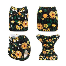 Load image into Gallery viewer, ModernLuxury Printed Baby Cloth Diaper Reusable Cloth Nappy Snap Adjustable Pocket Diaper Nappies For Baby Kids
