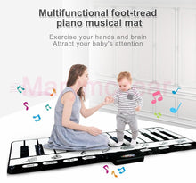 Load image into Gallery viewer, Electronic Musical Piano Mat Keyboard Baby Crawling Touch Play Game Carpet Mat Educational Musical Instrument Toy For Kids
