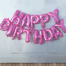 Load image into Gallery viewer, 13pcs Luxury Happy Birthday Decoration Balloons Rose Gold Letter Foil Ballons Birthday Party Decorations Globos Balony Anniversaire For Birthdays and Celebrations
