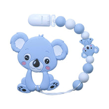 Load image into Gallery viewer, Baby Teething Lovely Koala Owl Horse Cookies Baby Teether Molar Toy Gift Raccoon Food Grade Silicone Beads For Kids and Baby
