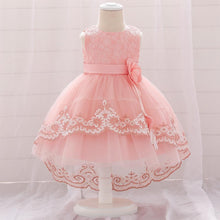 Load image into Gallery viewer, New Baby  Lace  Gown Clothes Embroidered Tail Princess Unique  Dress Perfect Gift For Girls
