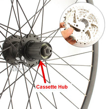 Load image into Gallery viewer, Cruiser Tour Bike Wheelset, Double Deck Rim, Front Wheel Disc, V Brake, Rear Back Wheels, Cassette and Screwed Hub, 36H, 700C
