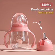 Load image into Gallery viewer, Baby Bottles Drinking Cup Feeding Bottle Wide-Caliber Drinking Milk Drinking Water Dual-use Bottle For baby and Kids
