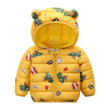 Load image into Gallery viewer, Infant Baby Hooded Warm Jackets For Baby Girls  and Baby Boys For WInter In Modern New Luxury Shiny Design
