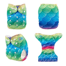 Load image into Gallery viewer, Most Popular Digital Position Baby Cloth Diaper with Microfiber Insert In Modern Printed Design For Baby Boys and Baby Girls KIds
