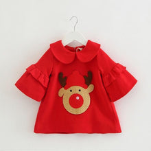 Load image into Gallery viewer, Christmas Baby Girl Clothes Cotton Party Dresses For Girls Newborn Kids  Warm Toddler Unique Design
