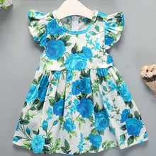 Load image into Gallery viewer, Colorful Modern Luxury Handmade Summer Baby Clothes with Cartoon Long-sleeved Dress for Casual Wear For Baby And Girls 0-5years
