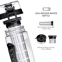 Load image into Gallery viewer, 900mlFruit Infuser Water Bottle Juice Shaker Sports Lemon Water Bottle Fitness Sport Fruit Drinking Bottles Gadget For Fitness Sport and Excerises In Modern New Trend Design
