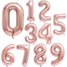 Load image into Gallery viewer, Birthday Helium Modern 32inch Luxury Number Foil Ballon For Party and Celebrations Modern Decoration

