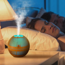 Load image into Gallery viewer, Mini USB Aroma Essential Oil Diffuser Ultrasonic Air Humidifier Mist Maker Aroma  7 Color LED Light Home Office
