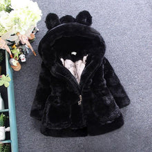 Load image into Gallery viewer, Baby Girl Modern Designer Style Jacket Hooded Cute Thicker Warm Soft Toddler Coat  For Kids
