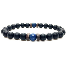 Load image into Gallery viewer, Lava Stone Men Wrist  Bracelet Natural Moonstone Bead Tibetan  Chakra Diffuser Bracelets For Men Jewelry Cool Gifts
