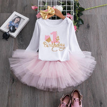Load image into Gallery viewer, Modern Winter Long Sleeve Baby Girls Dress For Girl Casual Wear Daily Clothes For Girls Excellent For Party and 1st Birthday party
