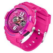 Load image into Gallery viewer, Fashion New Women Sports  Waterproof 50m Watch With Digital LED Ladies Shock Display in  Military Electronic Army Style
