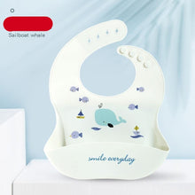 Load image into Gallery viewer, Silicon Breastplate Baby Bib Waterproof Solid Infant Bandana Bibs Newborn Feeding Burp Cloth Bib For Kids
