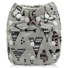 Load image into Gallery viewer, Modrn Printed Baby Pocket Cloth Diaper Nappy Reusable Adjustable Washable Nappies For Baby Boys and Baby Girls In Elegant Style
